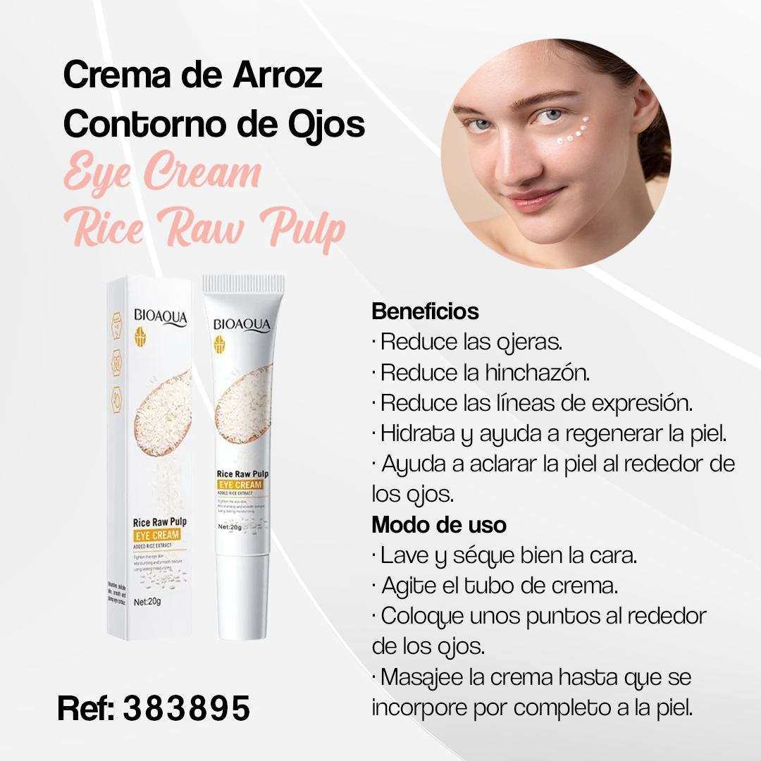 Contorno de Ojos Arroz Bioaqua