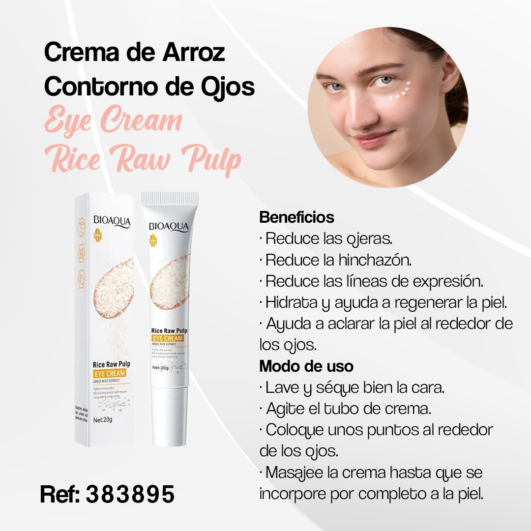 Contorno de Ojos  Arroz Bioaqua